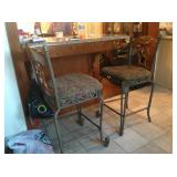 There are four of these bar chairs