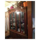 Full-to-bursting china cabinet