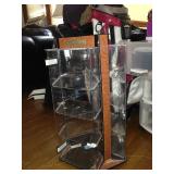 Rotating jewelry display.