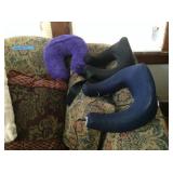 Neck pillows and massagers.