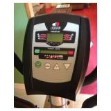 Elliptical trainer control dashboard.