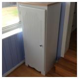 Slim storage cabinet.