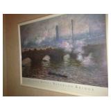 Claude Monet poster.