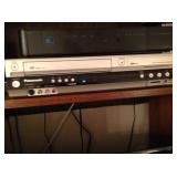 Panasonic DVD/VHS player.