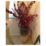 Vase and dried flowers