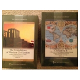 "Great Courses" DVDs, unopened.