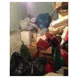 A room full of Christmas decoratuions