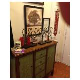 Sideboard with both doors and drawers.