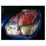 Just one tote packed with yarn.