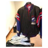 NY Giants leather letterman jacket