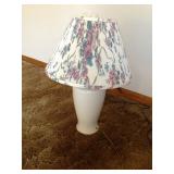 Lamp with custom shade