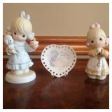 Precious Moments figurines.