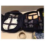 Backpack picnic set for two
