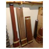 Exotic hardwood pieces