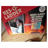 Window fire escape ladder