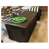 Pair of outdoor storage bins