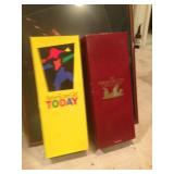 American Girl dolls in original boxes.