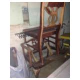 Vintage chairs good for restoration projects.