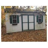 14x16 shed, which can be moved in one piece.