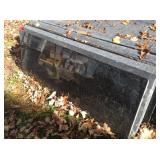 Even sitting outsde, this granite is gorgeous!