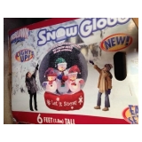 6-foot-tall inflatable snowglobe