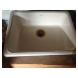 Cast iron kitchen sink