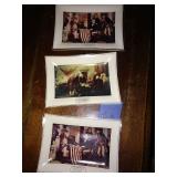 Glass plates depicting great moments in American history