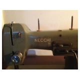 Vintage Necchi sewing machine.