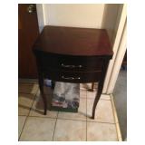 sewing machine table, closed. Very small footprint.