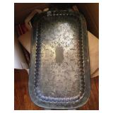 Leonard sterling silver tray.