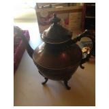 Silverplate teapot.