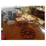 Baking equipment, some unopened.