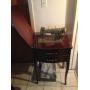 Vintage Necchi sewing machine table.