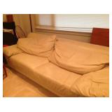 butternut leather sofa