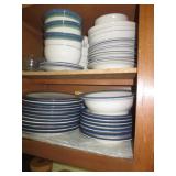 Pfaltzgraff set of stoneware for eight, complete with serving pieces