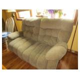 Overstuffed loveseat