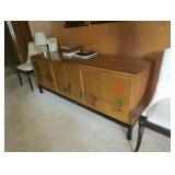Asian painted sideboard