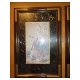 Asian print, one of two