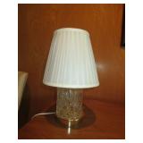 Cut glass lamp