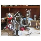 Pewter Indians, limited edition from the Western heritage Museum and Franklin Mint, by Jim Ponter