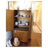 Computer cabinet and dishes