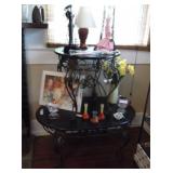 Marble top side table and coffee table and smalls