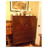 Vintage lingerie cabinet