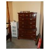 Chest of drawers and small cabinet