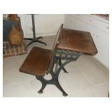 Vintage school desk