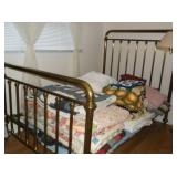 Brass bed