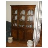 one of two China Cabinets