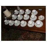 Noritake and Mikasa cups and saucers