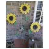 sunflower yard decor