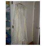 Wedding dress - worn once - many years ago